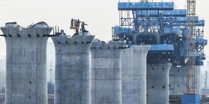 山东枣庄：济枣高铁枣庄段施工有序推进