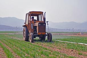 山东烟台：农民抢抓农时开展春耕