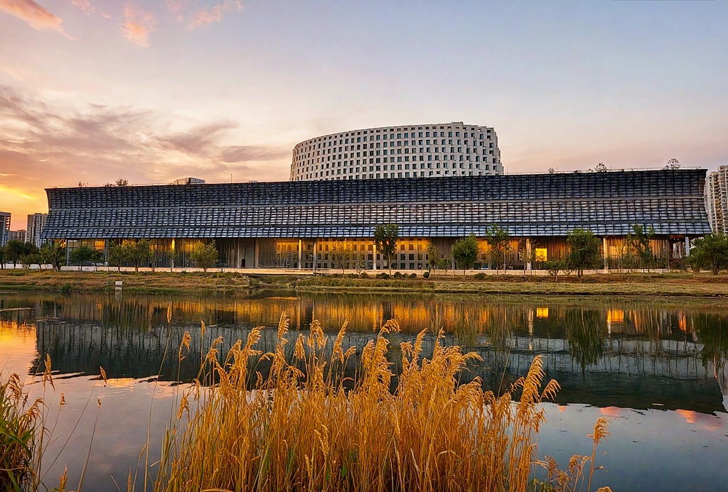 杭州：京杭大运河博物院进入收尾阶段