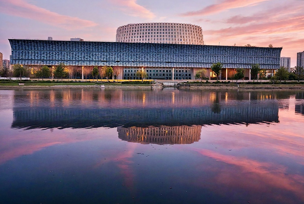 杭州：京杭大运河博物院进入收尾阶段