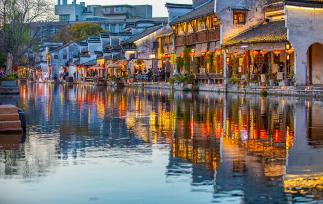 浙江湖州：南浔古镇灯火阑珊