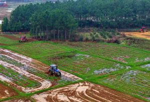 江西吉水：农机绘“丰”景