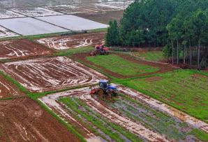 江西吉水：农机绘“丰”景