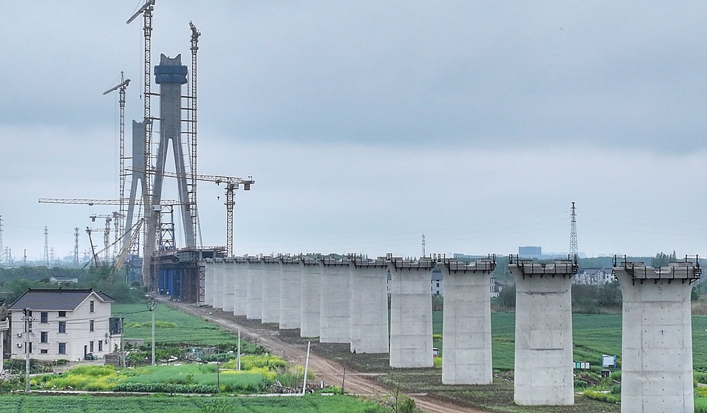 江苏常熟： 通苏嘉甬高铁建设加速推进