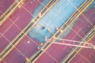 安徽马鞍山：巢马城际铁路建设稳步推进