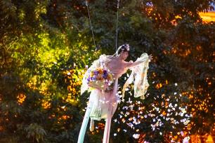 四川西昌：古城“天女散花”演绎国风浪漫