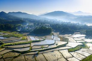 安徽芜湖：梯田民居映青山绘就山水田园画卷
