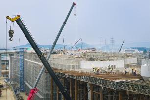 安徽马鞍山：巢马城际铁路建设有序推进