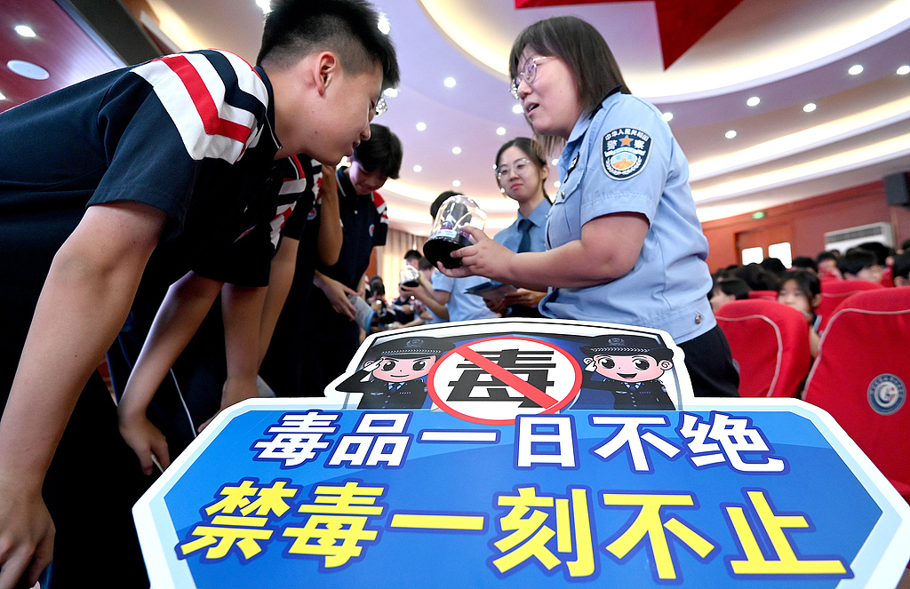 河北邯郸：禁毒普法宣传进校园