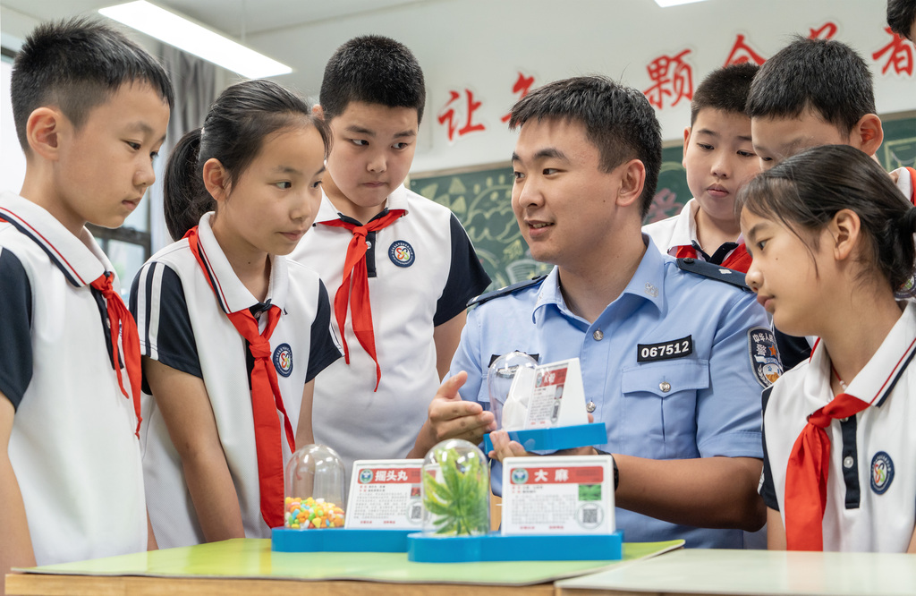 江苏南通：禁毒宣传进校园