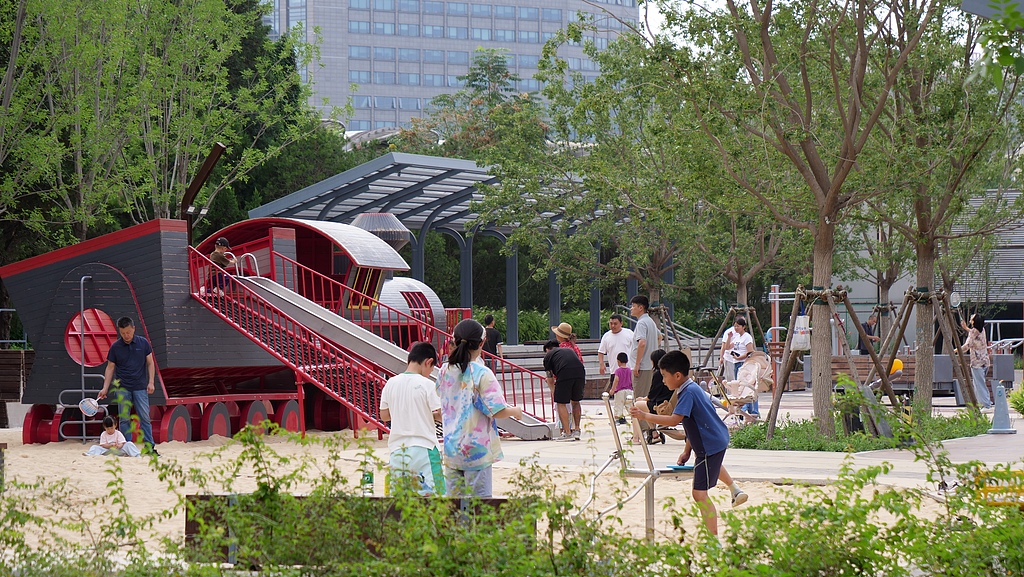 北京：京张铁路遗址公园二期迎客