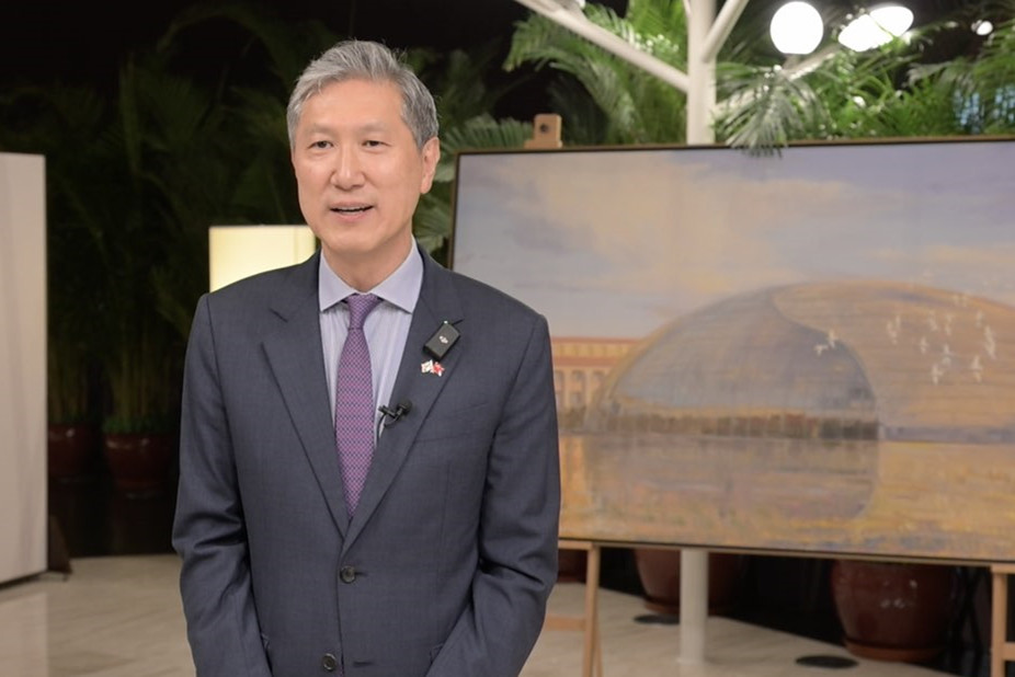 韩国驻华大使卢载宪：韩中可以探索不同艺术门类的合作