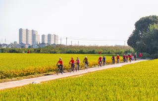 浙江湖州：市民骑行赏秋 感受田园风光